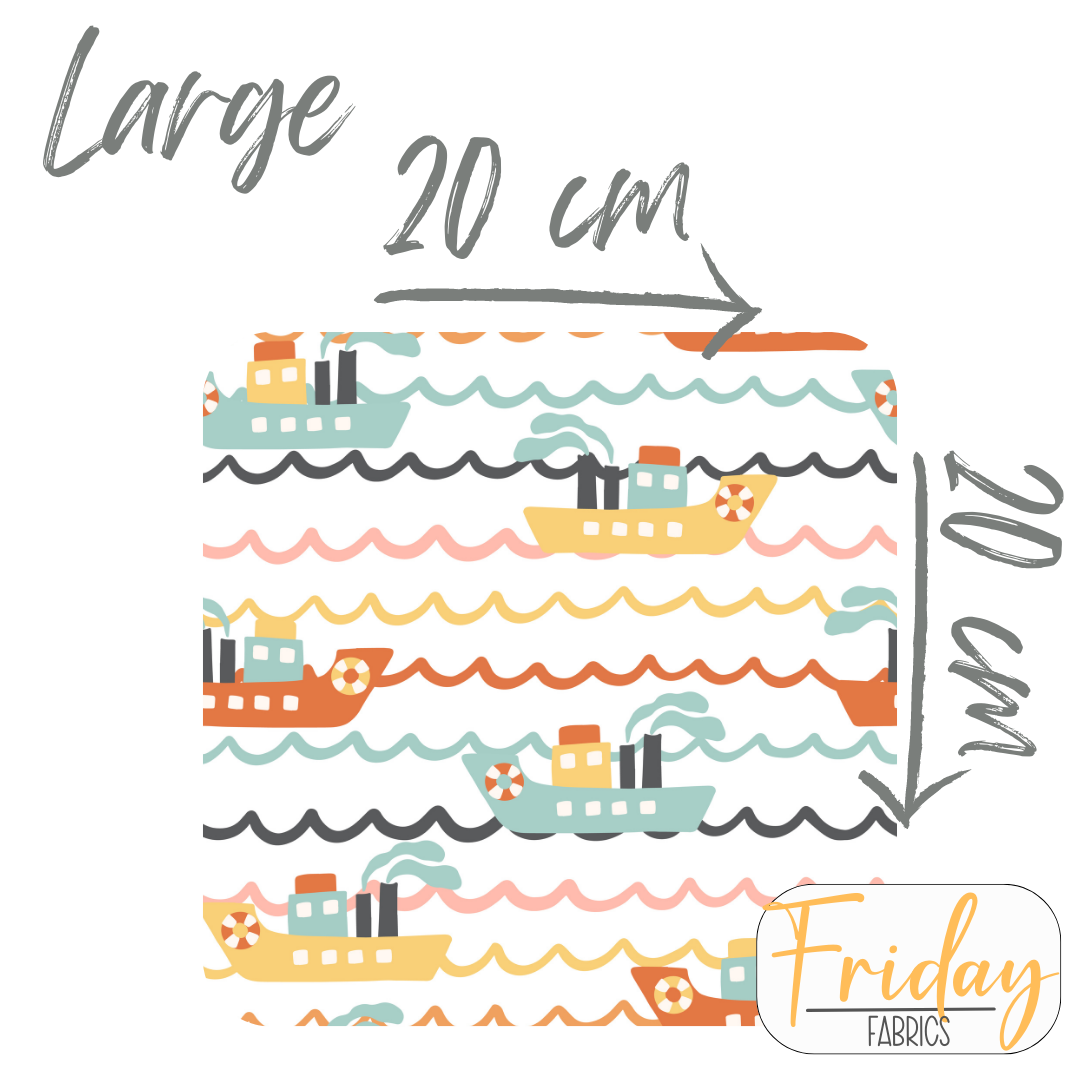 Boats (In the Village) Pre-order Fabric