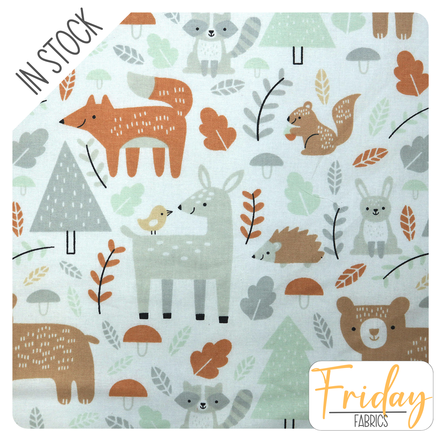 Woodland Animals Fabric