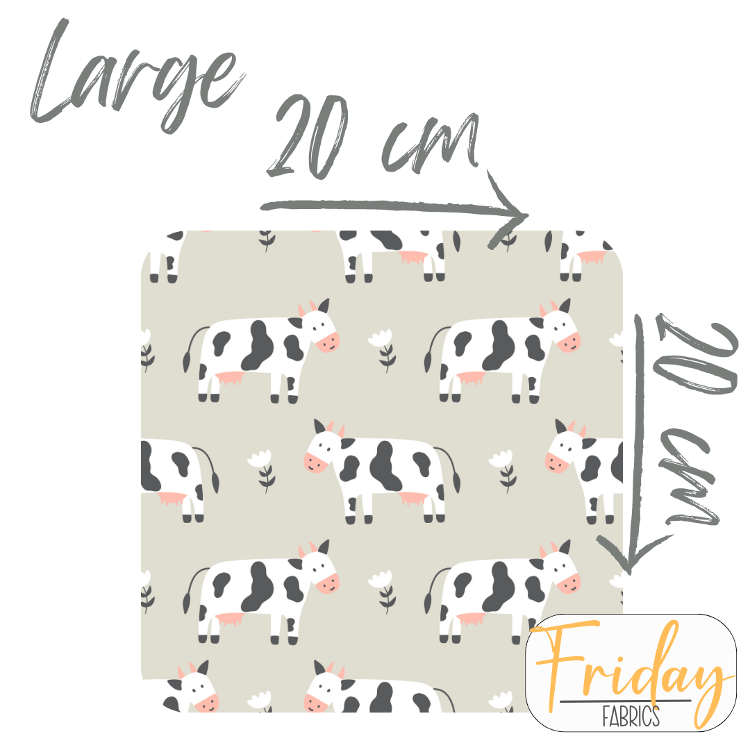 Cows (In the Village) Pre-order Fabric