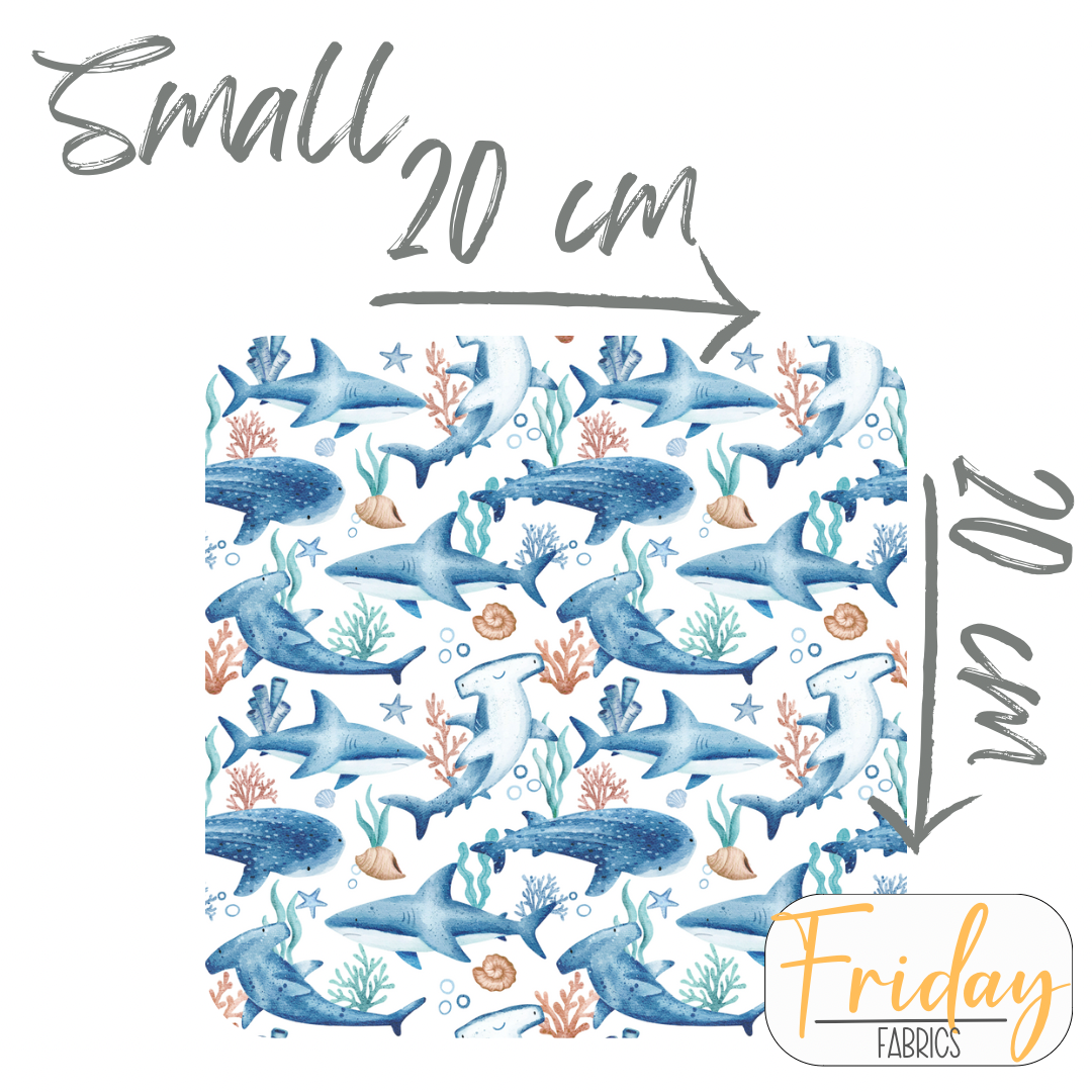 Sharks (Summer Sunday) Pre-order Fabric