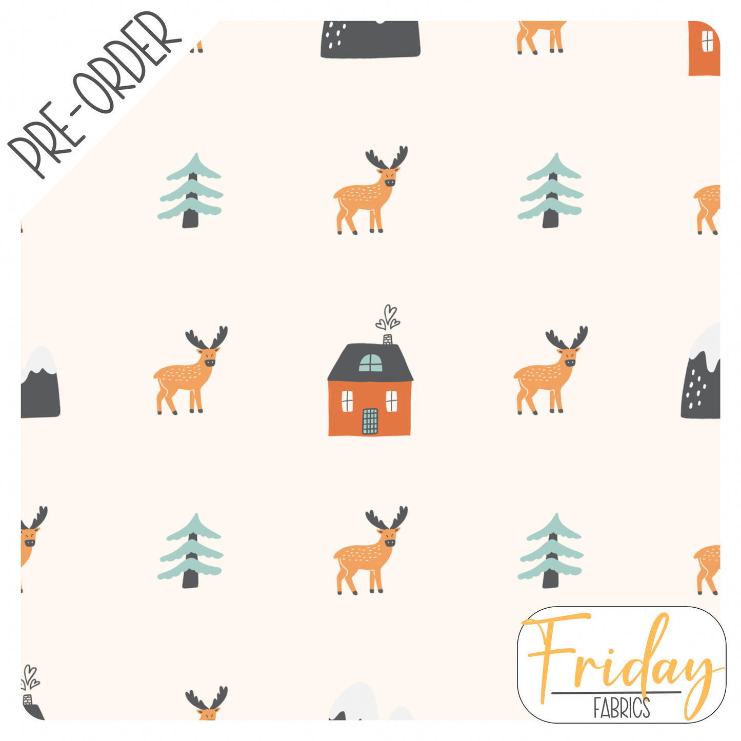 Woodland (In the Village) Pre-order Fabric