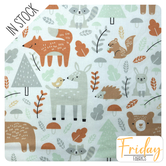 Woodland Animals Fabric