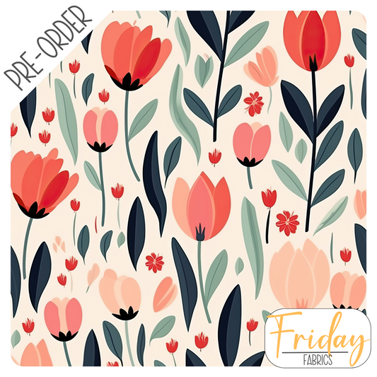 Tulip Fever 1 Pre-order Fabric