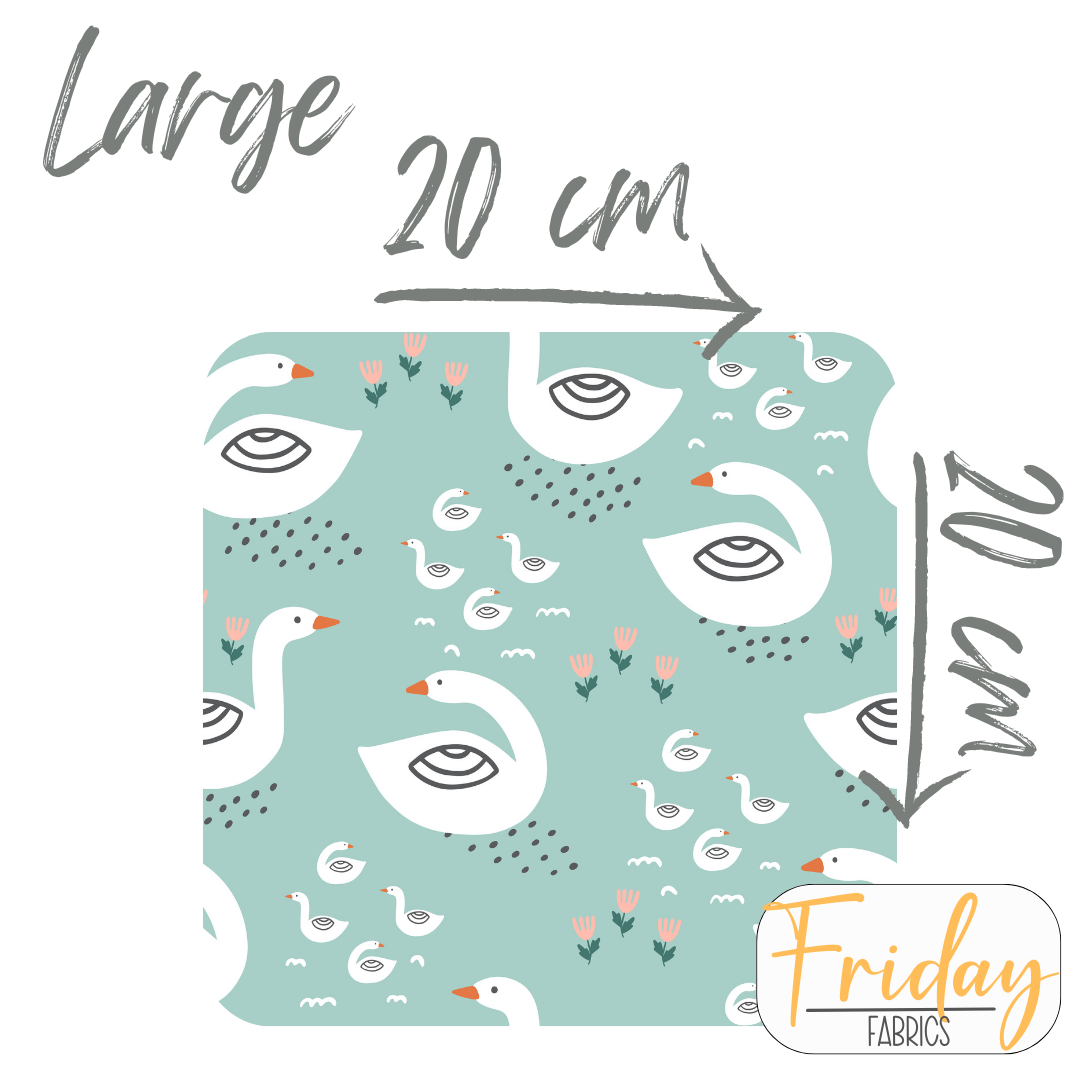 Swans (In the Village) Pre-order Fabric