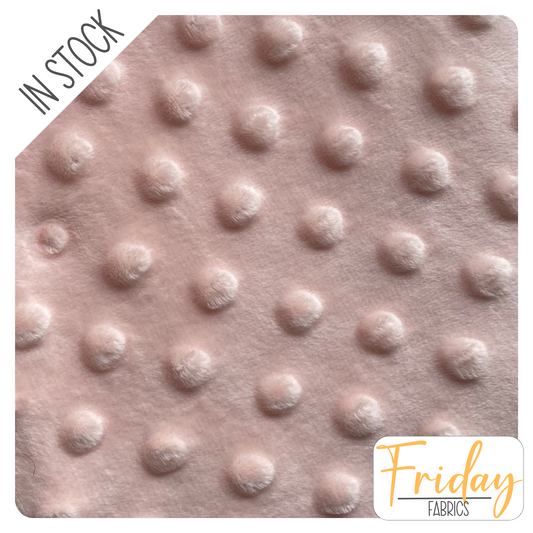 Minky Dot - Pale Peach