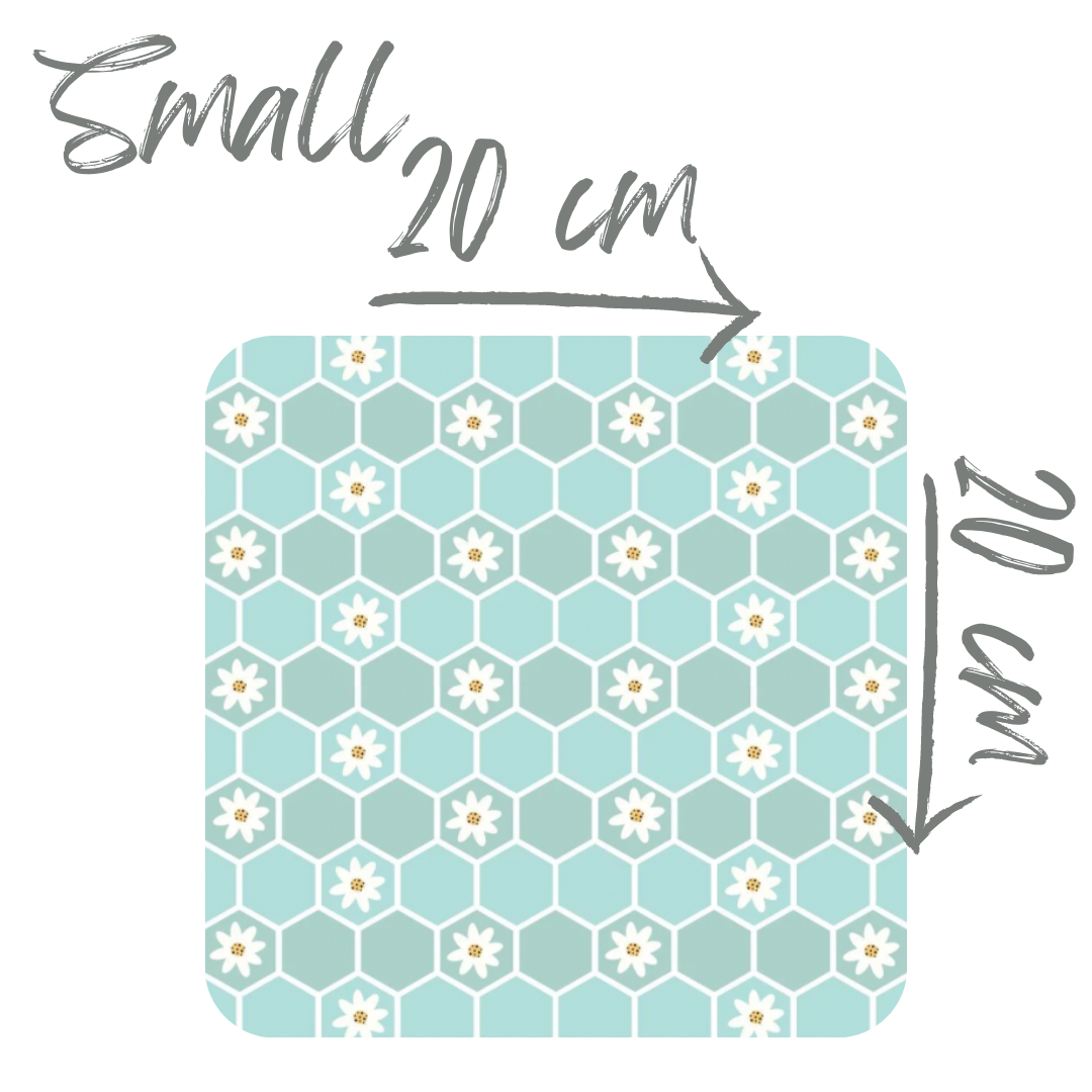 Blue Hexies (Hey Daisy) Pre-order Fabric